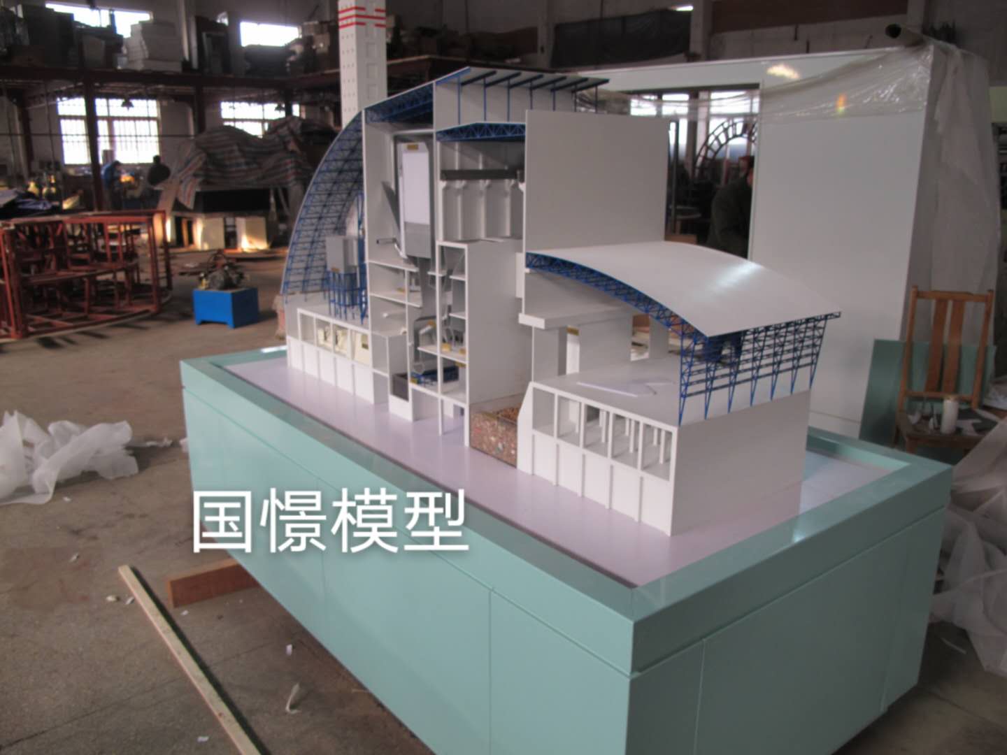 广汉县工业模型