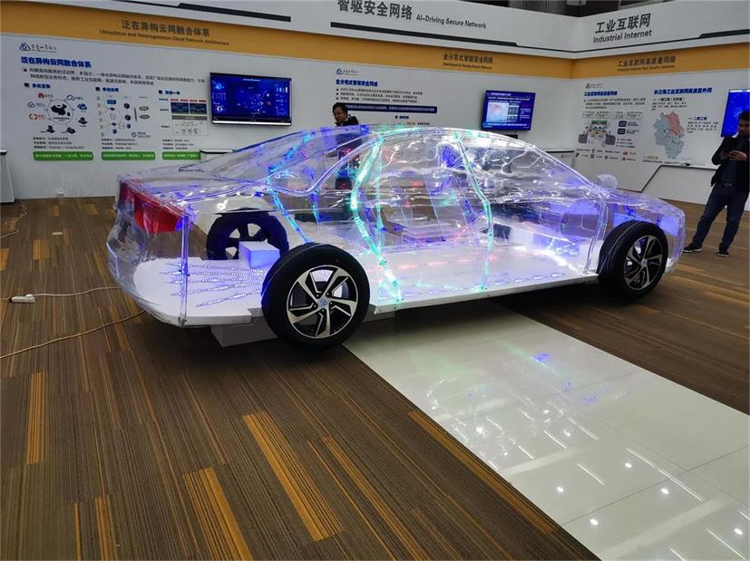 广汉县透明车模型